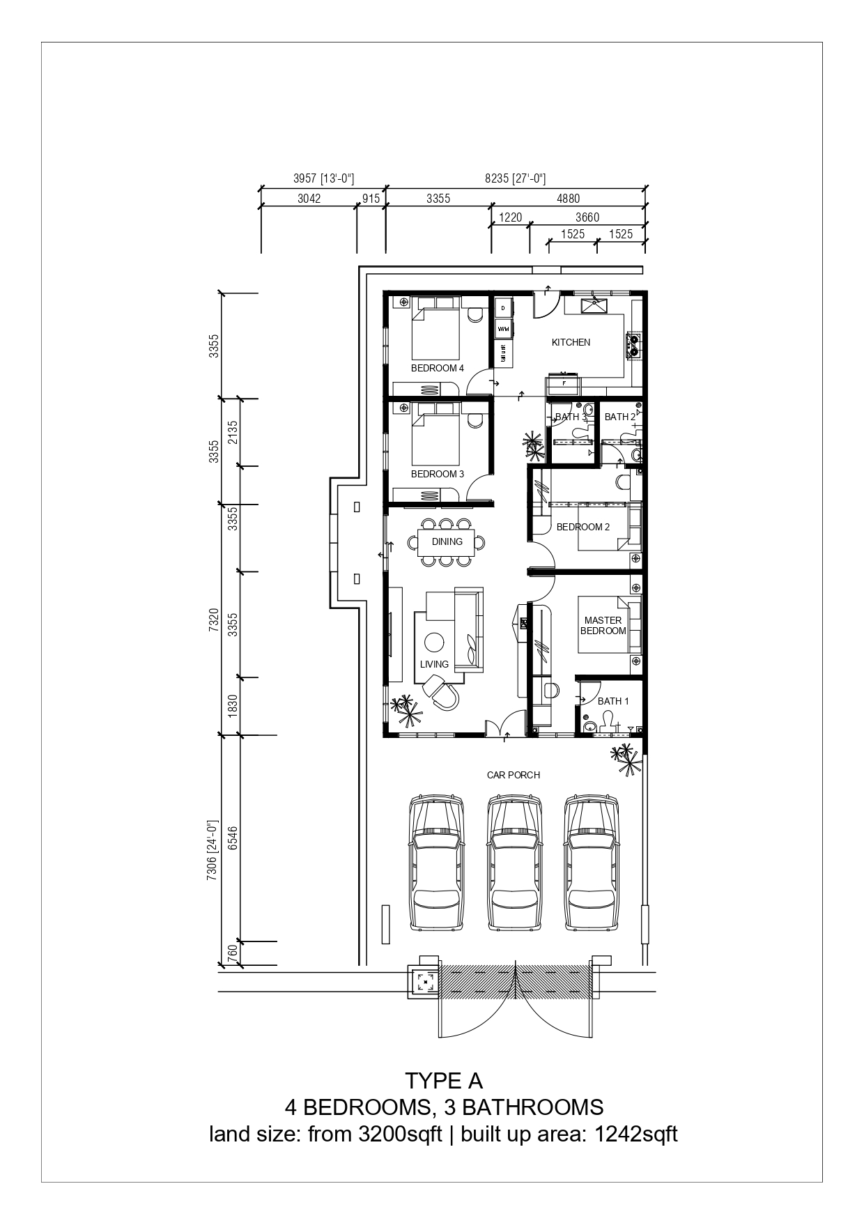 Floor Plan for Type A